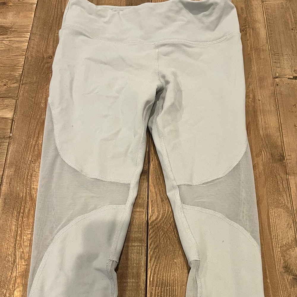 Alo Yoga Gray Mesh Leggings Size Small